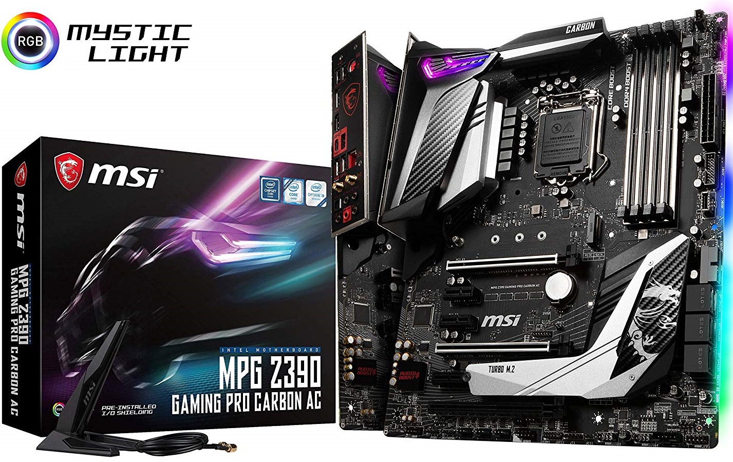 MSI MPG Z390 GAMING PRO CARBON AC INTEL MOTHERBOARD